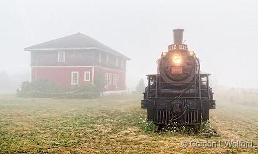 Railway Museum In Fog_25569-70.jpg - Railway Museum of Eastern Ontario photographed at Smiths Falls, Ontario, Canada.